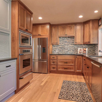 Two-Toned Walnut Kitchen