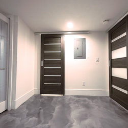 Private Residence - Modular Gray Oak - Interior Doors