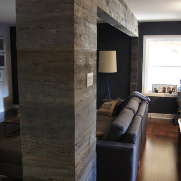 barnwood beam / poutre en bois de grange