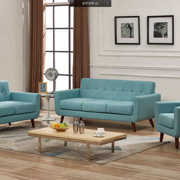 Shirley Sofa Set - Aqua