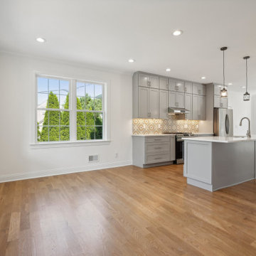 Living Area to Kitchen | Second Level Addition New Milford NJ