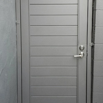 Iron and Wood Entry Gate