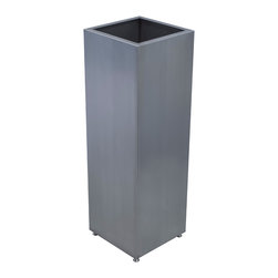 Stainless Steel Planters - seamless - Outdoor Pots And Planters