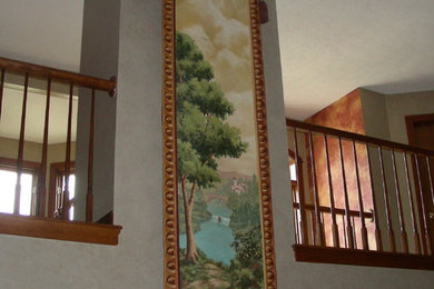 Trendy family room photo in Other