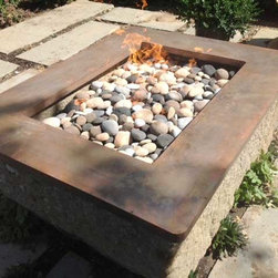 Fire Pit with CROSSFIRE&trade; Brass Burner - Fire Pits