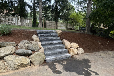 Photo of a coastal landscaping in Boston.