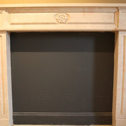 Custom Hand Carved Fireplace - Indoor Fireplaces
