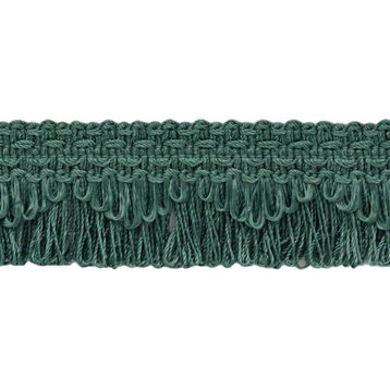 Scallop Loop Fringe, Color# 9620, Atlantic Green Blue, 5 Yards