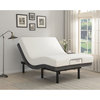 Pemberly Row California King Adjustable Bed Base in Gray & Black
