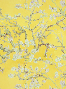 Non-Woven Floral Wallpaper - DW30417143 Van Gogh Wallpaper, Roll