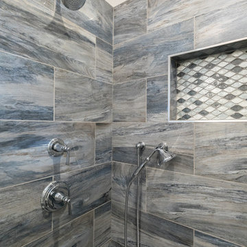 Oakton Transitional Bathroom Remodel