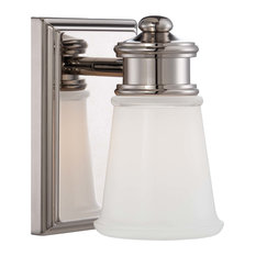 Minka Lavery 4531-613 1 Light 7.5"H Bathroom Sconce - Polished Nickel