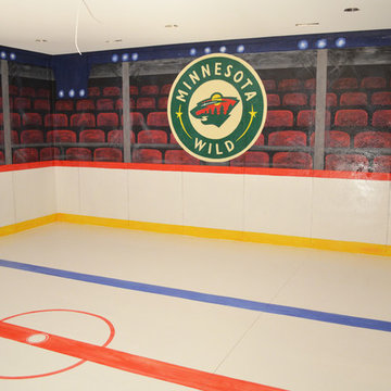 Hockey Playroom Mural