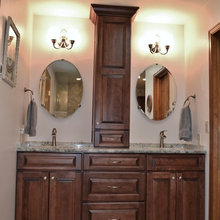 Master bathroomCountertop and cabinets