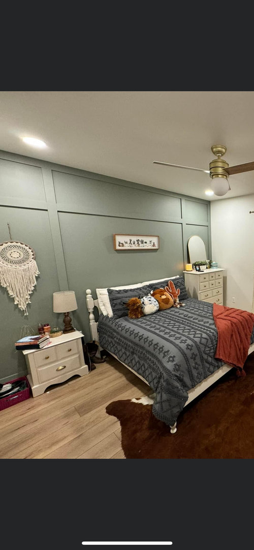 Home office board and batten