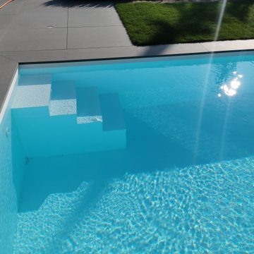 NIVEKO Polystone Invisible 8,00 x 3,00 x 1,50 m mit treppe Modern