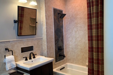 Inspiration for a transitional bathroom remodel in Providence