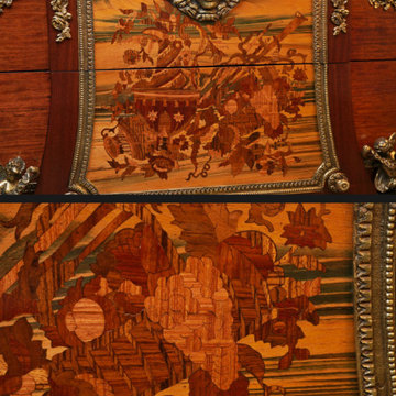 Marquetry Commode Restoration | Antique French Furniture Before and After