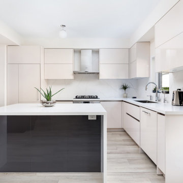 Modern high-gloss kitchen