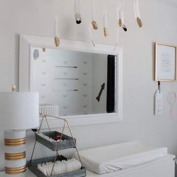 Modern Aztec Baby Girl Nursery