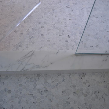 Statuary Marble and Waterworks Bathroom Remodel