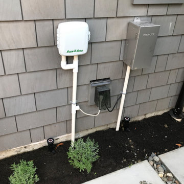 Renovated Backyard Irrigation Installation