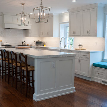Kitchen Remodel and Living Room Addition in Villanova, PA