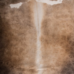 Luxury Natural Cowhide Area Rug,Handmade,Gray-Brown-Black, White, Large 7'7"x7'2 - Novelty Rugs