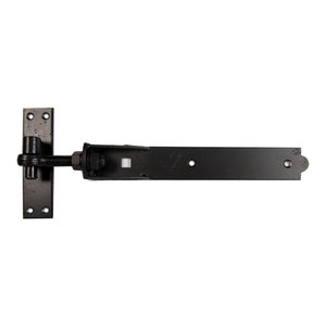 hook and band ajustable hinges in galvanised 18/" all fixings pack of 1 1//2 pairs