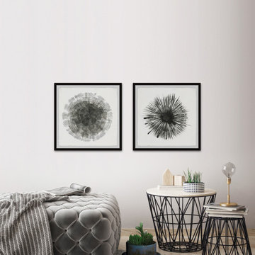 Stitches & Fireworks Diptych