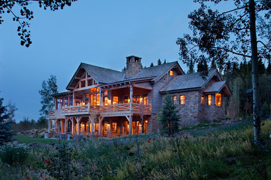 Mountain style exterior home photo in Denver