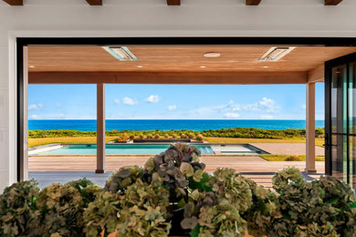 Inspiration for a coastal pool remodel in Boston