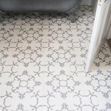 Cement/encaustic tiles - London, Wandsworth Home