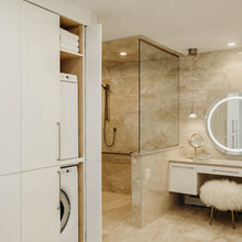 Crystal Laundry Room In Master Closet
