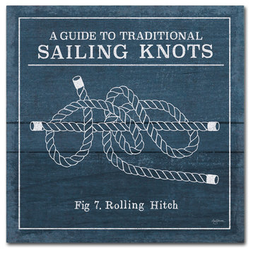 Mary Urban 'Vintage Sailing Knots VIII' Canvas Art, 14x14