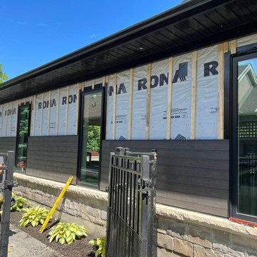 Siding Installation - KWP Lap Siding in Gray