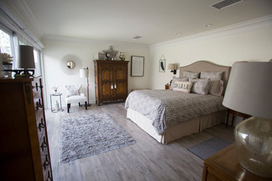 Bedroom - transitional bedroom idea in Orange County