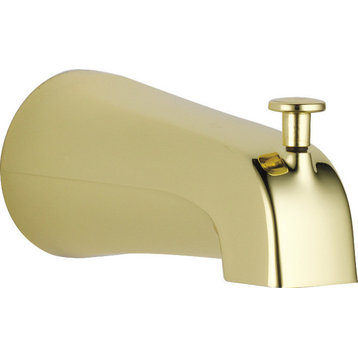 Delta Showering Components Diverter Tub Spout, Polished Brass, U1075-PB-PK