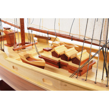 Bluenose II Fully Assembled Wooden model sailing boat