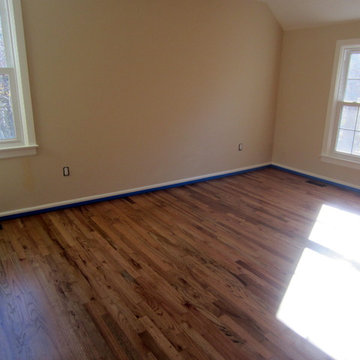 EAST HAMPTON: RUSTIC RED OAK REFINISHED WITH FRUITWOOD STAIN AND BONA TRAFFIC HD