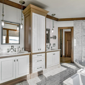 A Transitional Waterfront Kitchen & Bath on Long Island’s North Shore