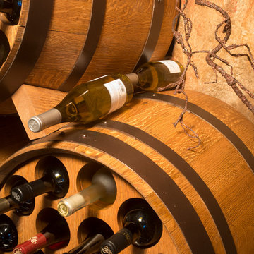 Wine Barrel Wine Racks