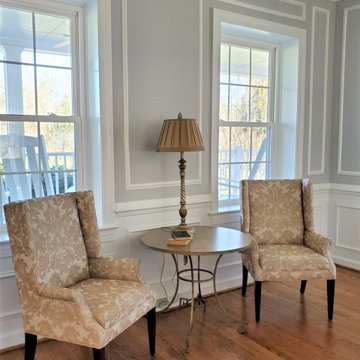 Traditional French Living Room- Clifton, VA