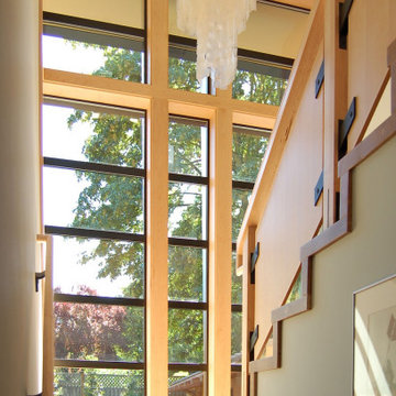 Modernized Haller Lake Home Stair Hall