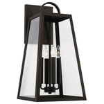 Capital Lighting - Capital Lighting 943743OZ Leighton, 4 Light Outdoor Wall - The subtle contrast of the clean arch on top of thLeighton 4 Light Out Oiled Bronze Clear G *UL: Suitable for wet locations Energy Star Qualified: n/a ADA Certified: n/a  *Number of Lights: 4-*Wattage:60w E12 Candelabra Base bulb(s) *Bulb Included:No *Bulb Type:E12 Candelabra Base *Finish Type:Oiled Bronze