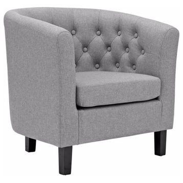 Prospect Upholstered Armchair Light Gray