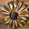 Windmill Ceiling Fan, 72", Barn Metal