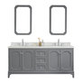 Vanity With 2 Mirrors and 2 of F2-0012-01-TL Faucets