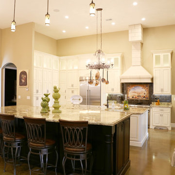 Old World Tuscan Custom Cabinetry