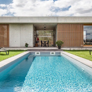 Jaune & Bleu - Piscine sur mesure